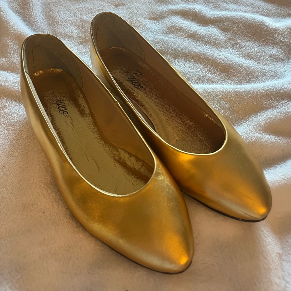 Chic Gold Women's Flats by XOXO